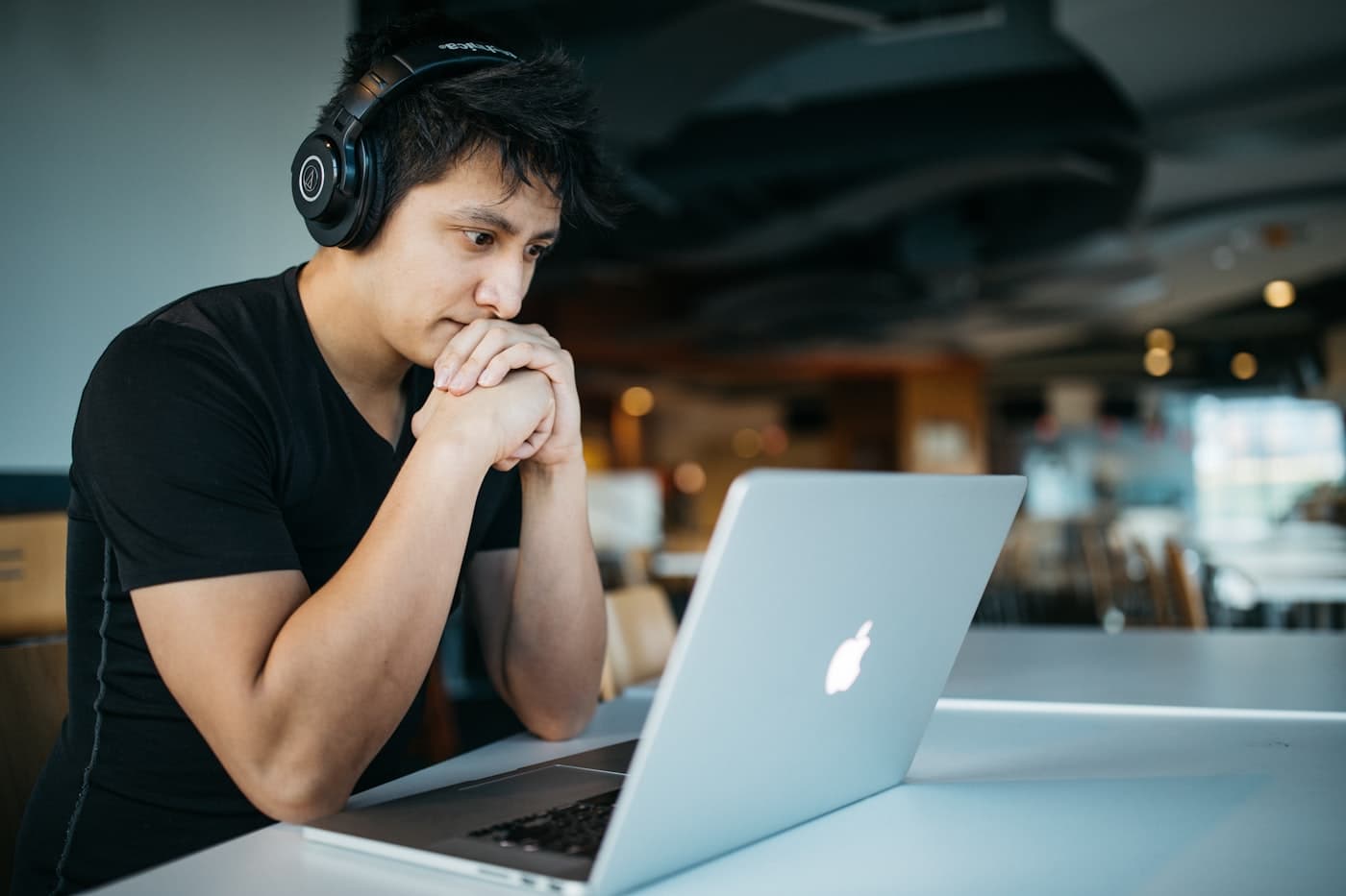 Student studying at desk preparing UK university application